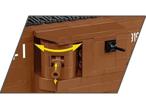 COBI Mark V „Male“ tanko konstruktorius, 1:35, 844 detalės