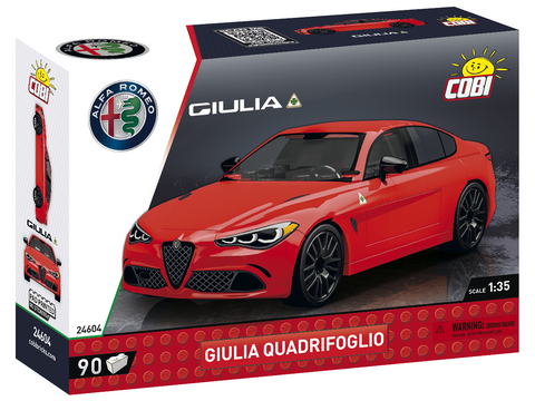 COBI konstruktorius Alfa Romeo Giulia Quadrifoglio 1:35, 90 detalių