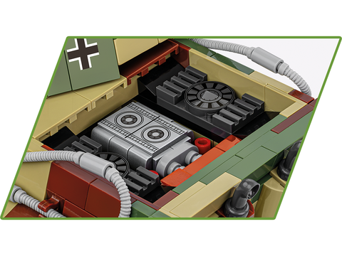 COBI tanko konstruktorius Panzer VI B Königstiger 1:35, 802 detalių