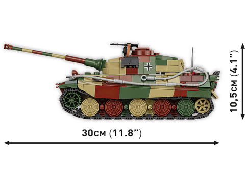COBI tanko konstruktorius Panzer VI B Königstiger 1:35, 802 detalių