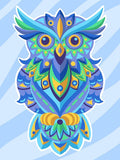 Colourful Owl Deimantinio Paveikslo komplektas CS2544HOBI.LT 🇱🇹