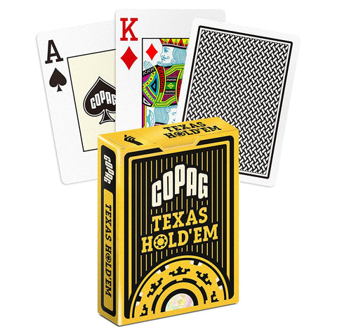 Copag: Copag Texas Holdem pokerio kortos (Juodos) - HOBI.LT 🇱🇹