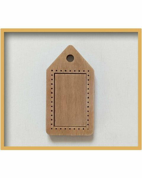 NeoCraft rankų darbo medinis rėmelis kryželių siuvinėjimui 3x5 cm, 4.5x8.5 cm