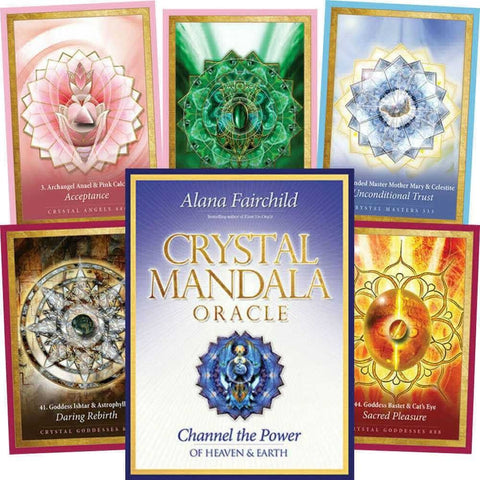 Blue Angel: Crystal Mandala Oracle kortos - HOBI.LT 🇱🇹
