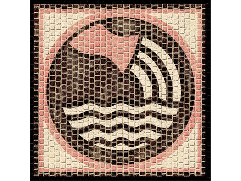 CUIT keraminė mozaika: Zodiakas Vandenis, 20x20 cm, konstravimo rinkinys