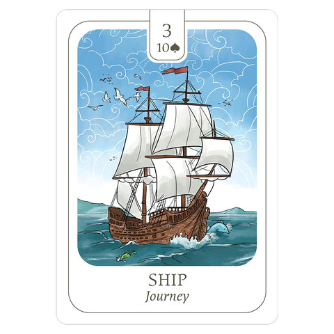 Simplicity Lenormand kaladė pradedantiesiems, 41 korta su vadovu