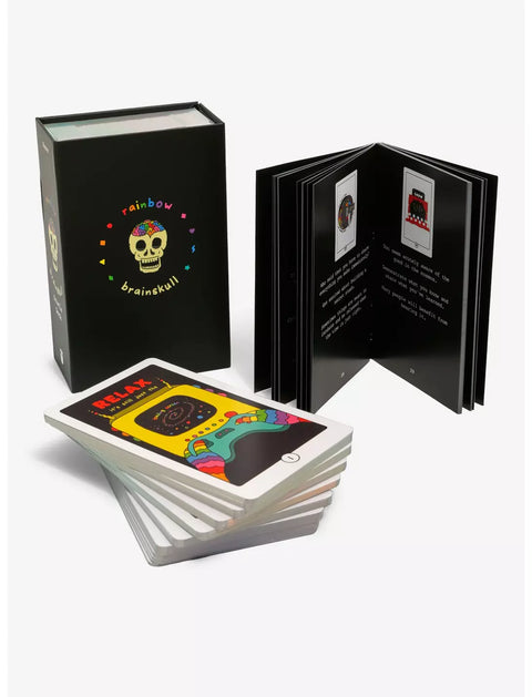 Rainbow Brainskull orakulo kortos (72) – kūrybiškumas, įžvalgos, vadovas anglų