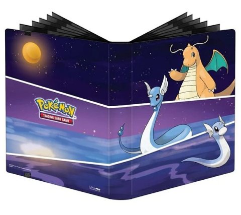 Starry Dragonite Pokémon kortelių albumas 9 kišenių PRO Binder
