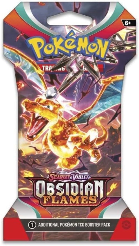 Pokemon TCG Scarlet & Violet Obsidian Flames booster 10 kortų (EN)