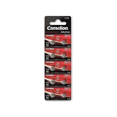 Camelion AG11 LR721 LR58 1.5V šarminės baterijos 10 vnt.
