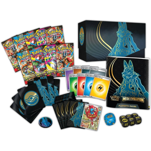 Pokémon TCG Mega Evolution Elite Trainer Box, Lucario dizainas (anglų k.)