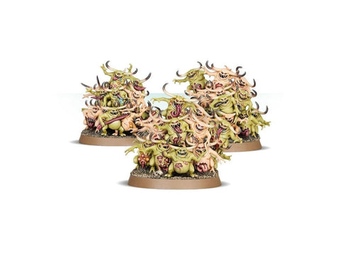 Warhammer Maggotkin of Nurgle: Nurglings miniatiūrų rinkinys (3 vnt.)