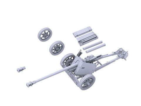 Das Werk vokiečių prieštankinė patranka 7,5 cm PaK40 modelis 1/16 16020