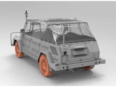 Das Werk Kurierwagen 181 Bluelight Version, surenkamas modelis 1/35, 35045