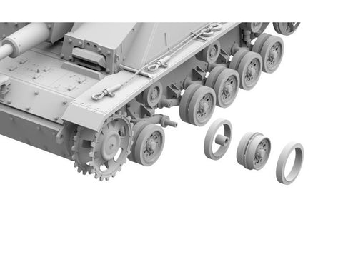 Das Werk StuG III Ausf. G ankstyvasis, žieminiai vikšrai, modelis 1/16, 16003