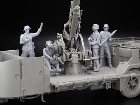 Das Werk 1/35 Vokiečių WW2 8,8 cm FlaK įgulos rinkinys