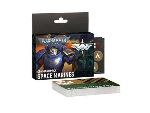Warhammer 40,000 Space Marines Command Pack žaidimo kortos 48-02