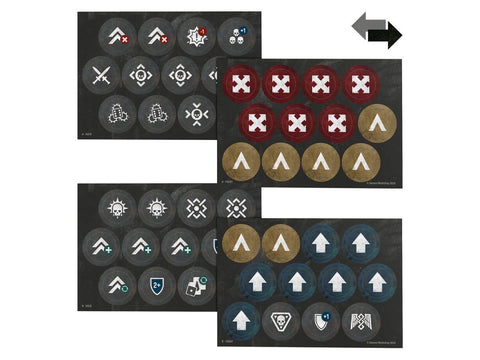 Warhammer 40,000 Space Marines Command Pack žaidimo kortos 48-02