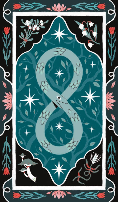 Wicked Moon taro kaladė Lo Scarabeo, 78 kortų, raganiškas Metų ratas