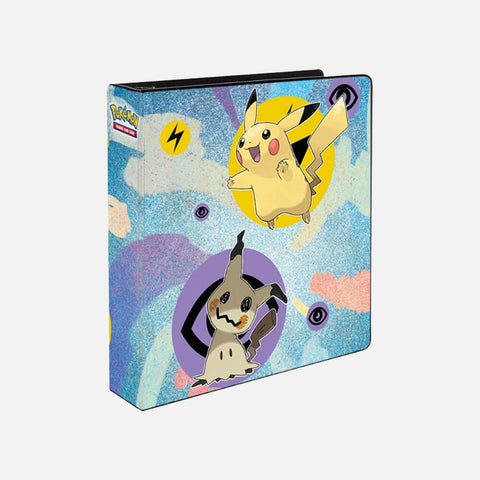 Ultra PRO Pokémon kortelių albumas 3 žiedų, 2 colių – Pikachu & Mimikyu