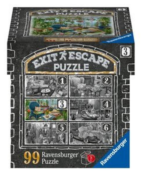Ravensburger EXIT dėlionė „Paslaptingas dvaras: žiemos sodas“ Nr. 3, 99 det.