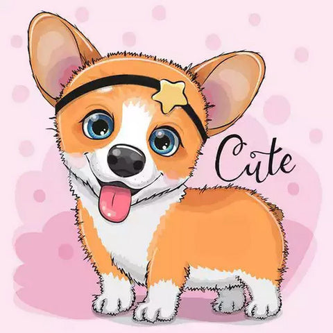 Wizardi: Deimantinis paveikslas Corgi WD2473 - HOBI.LT 🇱🇹