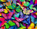 Wizardi: Deimantinis paveikslas Rainbow Butterflies WD057 48*38 cm - HOBI.LT 🇱🇹