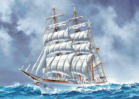 Wizardi: Deimantinis paveikslas Sailing Ship WD226 38*27 cm - HOBI.LT 🇱🇹