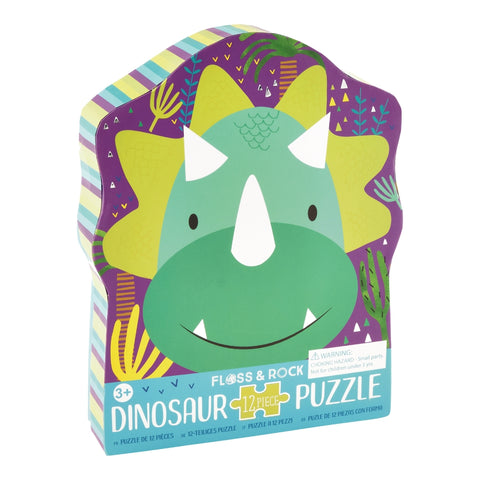 Floss & Rock Dinozauras – dėlionė vaikams, 12 det., 3+, 28×28 cm