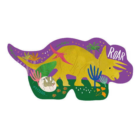 Floss & Rock Dinozauras – dėlionė vaikams, 12 det., 3+, 28×28 cm