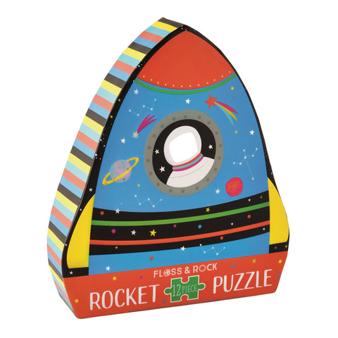 Vaikiška dėlionė „Raketa“ 12 detalių, 28×28 cm, 3+ | Floss & Rock