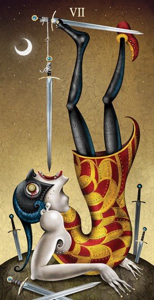 US Games Systems: Deviant Moon Borderless Edition Tarot kortos - HOBI.LT 🇱🇹