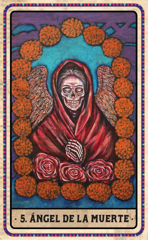 Blue Angel: Dia De Los Muertos Oracle kortos - HOBI.LT 🇱🇹