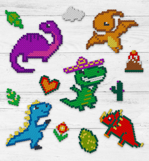 Splat Planet Dinozaurai – lyginimo karoliukų rinkinys, 3000 vnt
