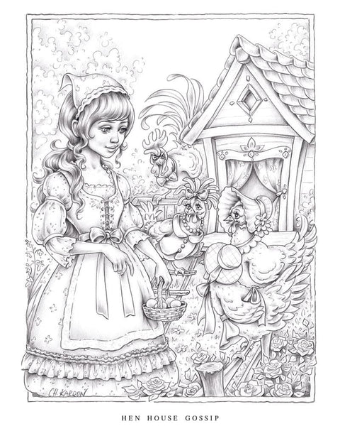 Little Folk fantazijos spalvinimo knyga suaugusiems – 112 psl.