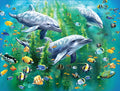 Ravensburger: Dolphin Trio - 100pcas. Puzzle - RAVENSBURGER dėlionė - HOBI.LT 🇱🇹