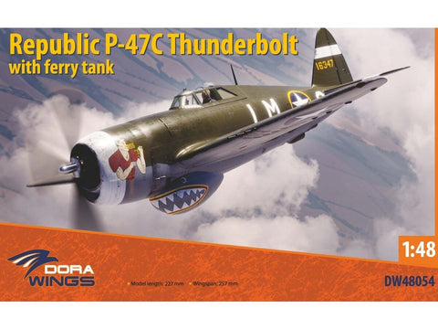 Dora Wings P-47C Thunderbolt su degalų baku 1/48 (48054)