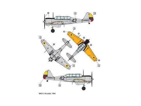 Dora Wings Curtiss-Wright SNC-1 Falcon II 1/48 – plastikinis lėktuvo modelis