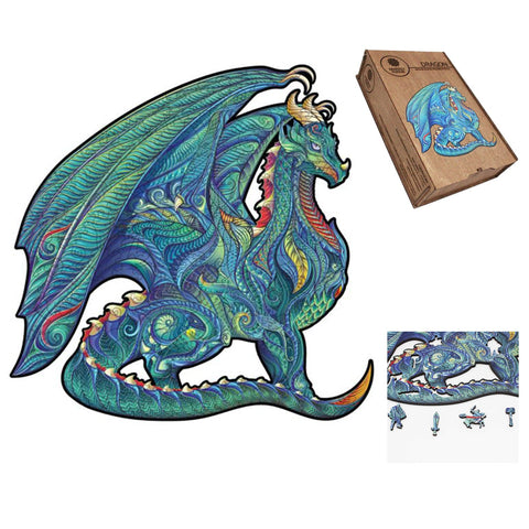 Fantasy Puzzles: Dragon Dėlionė Iš Medžio M Dydis (150 detalių) Fantasy Puzzles - HOBI.LT 🇱🇹