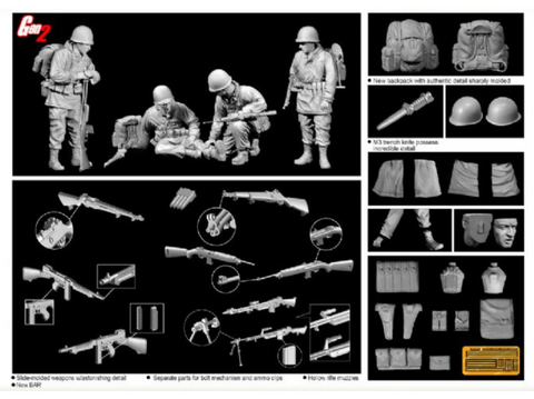 Dragon 1/35 JAV 10-oji kalnų divizija, Italija 1945 (Gen2), plastikinis rinkinys
