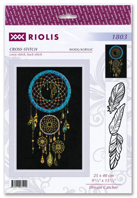 RIOLIS: Dream Catcher siuvinėjimo rinkinys iš RIOLIS Nr.: 1803 - HOBI.LT 🇱🇹