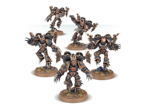 Warhammer 40,000 Chaos Space Marine Raptors – 5 figūrėlės, 32 mm bazės