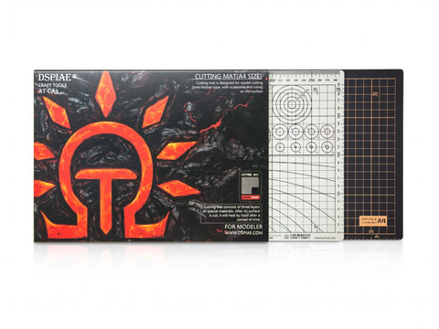 DSPIAE AT-CA4 A4 pjaustymo kilimėlis, 2 mm, dvipusis, graduotas