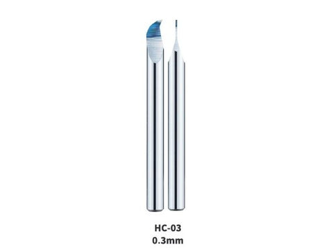 DSPIAE HC-03 volframo plieno kablinė gremžtuko geležtė 0,3 mm