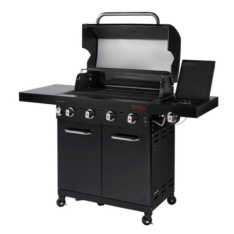 Profesionalus dujinis BBQ grilis 4 degikliai su šoniniu degikliu