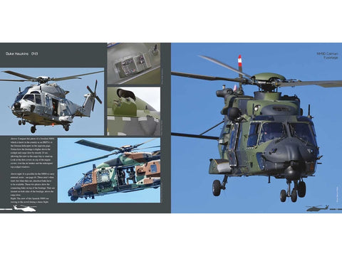 Duke Hawkins NH90 sraigtasparnio foto knyga, 148 p., 400 nuotr.