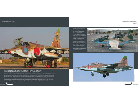 Duke Hawkins knyga „Sukhoi Su-25 Frogfoot“ – karinių lėktuvų albumas