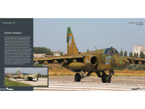Duke Hawkins knyga „Sukhoi Su-25 Frogfoot“ – karinių lėktuvų albumas