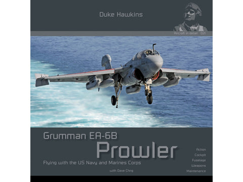 Duke Hawkins EA-6B Prowler knyga: JAV laivyno ir jūrų pėstininkų lėktuvas