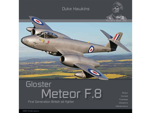 Duke Hawkins: Gloster Meteor F.8/FR.9 – iliustruotas vadovas